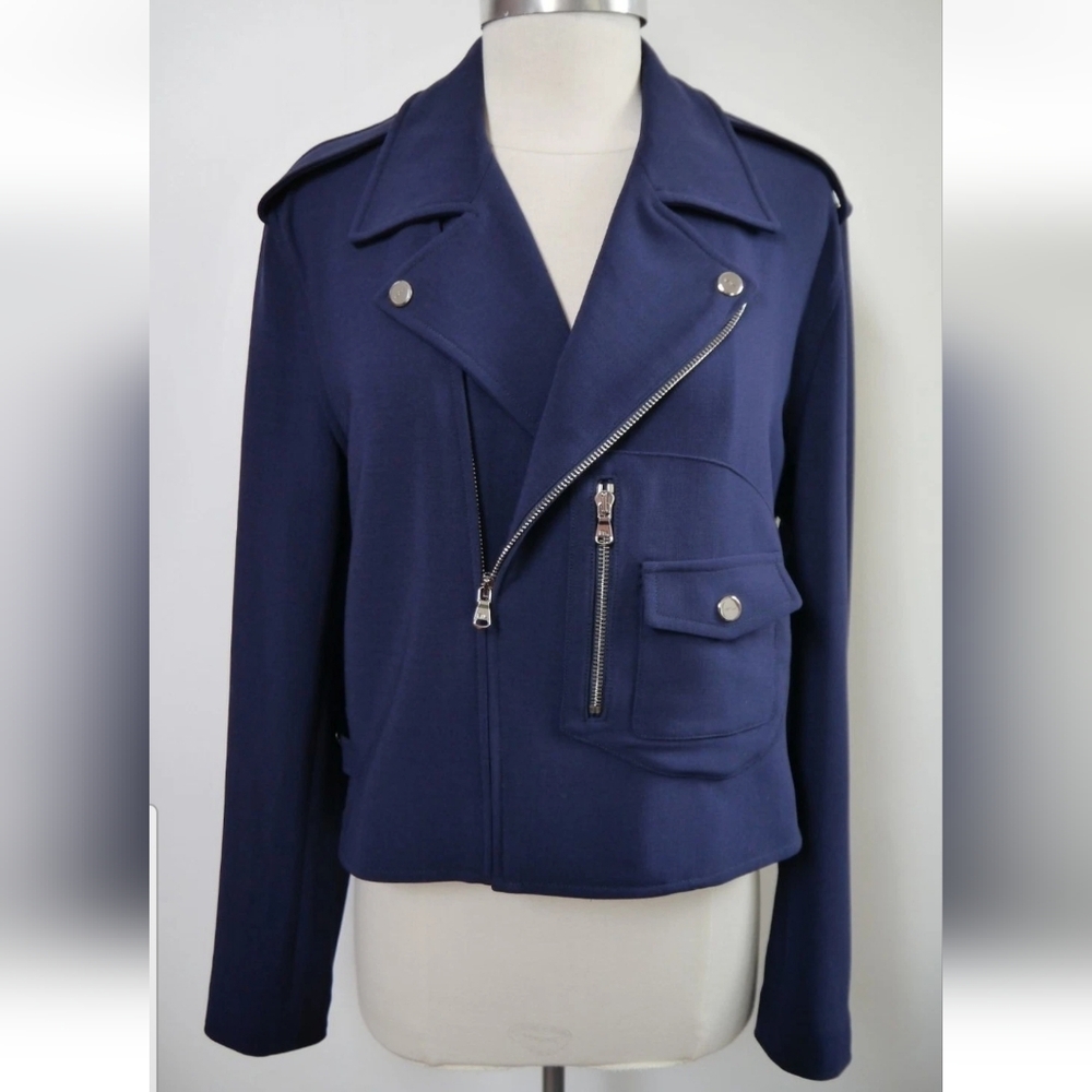 Ralph Lauren Navy Jacket with Silver Details
